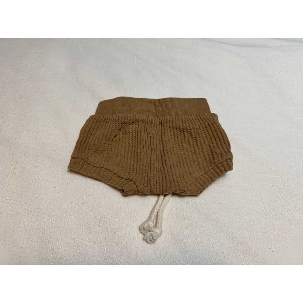Jamie Kay | NWOT Baby Waffle Shorts Medium Brown | 3-6 mos - Picture 3 of 4